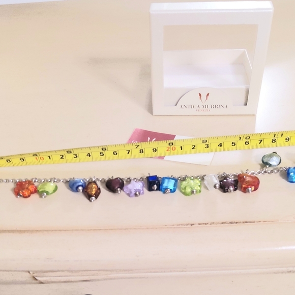 ANTICA MURINA Venezian Made Multicolor Glass Necklace & Bracelet - Picture 5 of 12